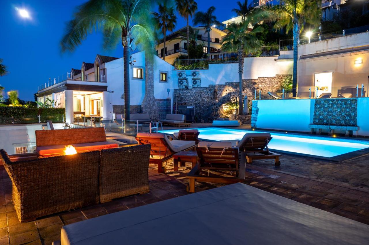 Luxury Taorum Villa With Spectacular Sea Views In Taormina Exterior photo